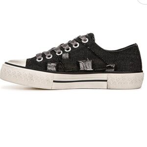 Blowfish NEW Malibu Kenzie Grunge Sneakers Metallic Laces Studs Distressed Shoes